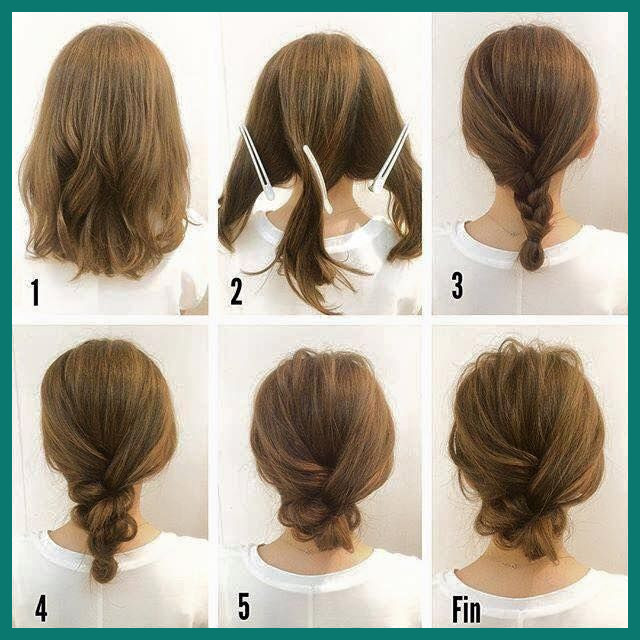 Hairstyle Medium Hair 539959 40 Quick and Easy Updos for Medium .