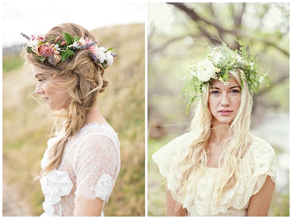 FLOWER CROWNS WEDDING HAIR INSPIRATION – Passion for Flowe