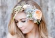Awesome wedding hair tips for wearing flower crown