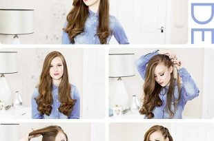 Side Hairstyle Tutorial - Holiday Hair Styles for Long Hair .