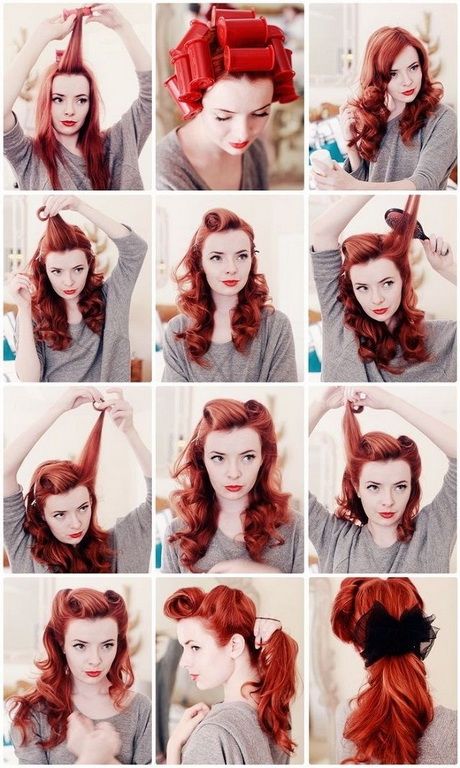 1920s hairstyles for long hair tutorial | Foto & Video | Pinup .