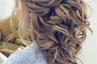 Incredible Half up half down wedding hairstyles updo for long hair .