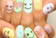 13 Super Cute Happy Face Nail Designs - Pretty Desig