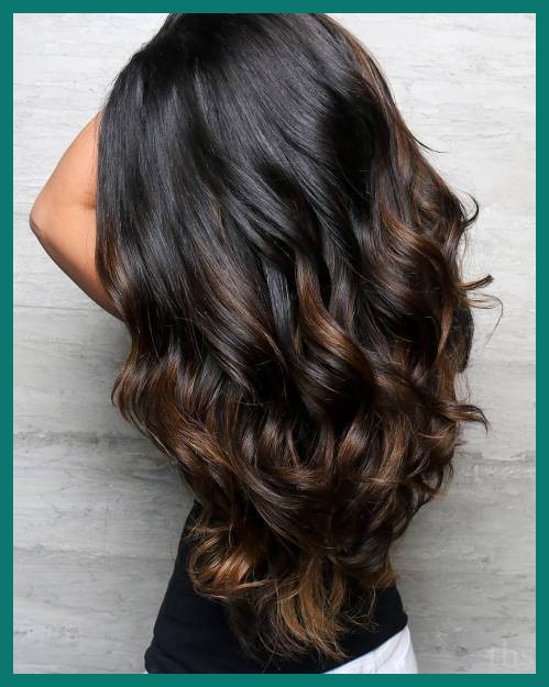 Highlights Hair Color for Black Hair 29348 60 Hairstyles Featuring .