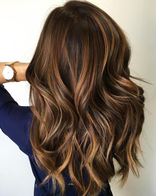 Highlighted Hairstyles for Brown Hair