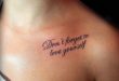 How to Choose Your Quote Tattoos #Quotetattoos #Tattoodesigns .