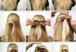 how to make a bow out of your hair tutorial | Hair styles, Bow .