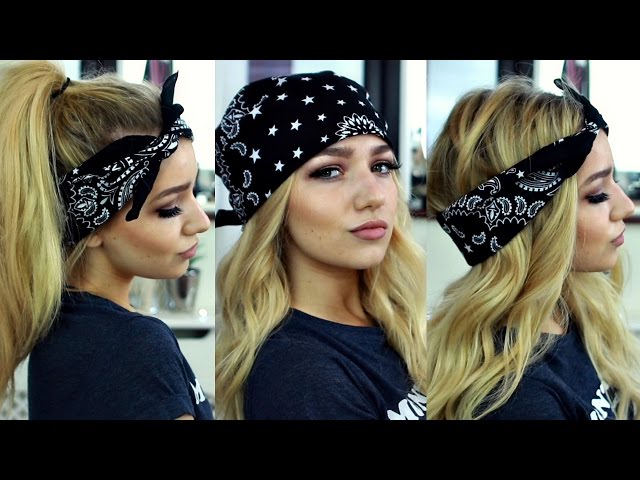 How To Wear A Bandana In 4 Different Styl