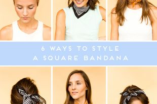 6 DIY Ways to Style a Bandana for Summer - Paper and Stit