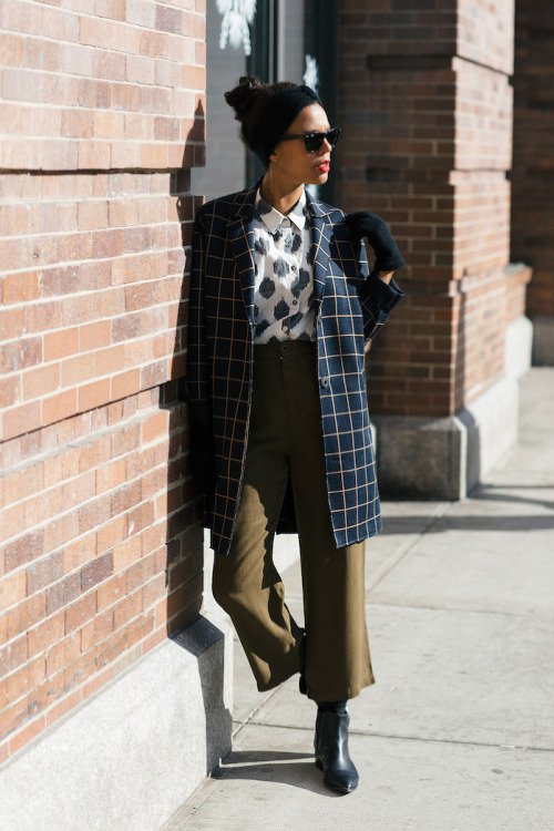 How to Wear Checked Pieces for Winter - FlawlessE