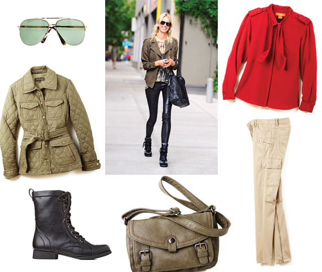 How to wear the modern military trend - Chatelai