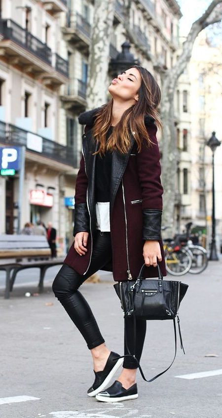 17 Ideas to Add Burgundy to Your Outfits #burgundyoutfits .
