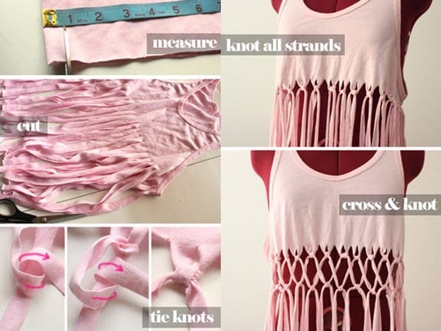 27 DIY Clothes Ideas :Recycle Your Old Cloths into Something .