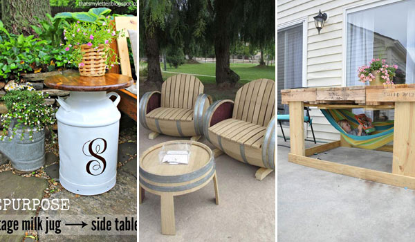 37 Ingenious DIY Backyard Furniture Ideas Everyone Can Make .
