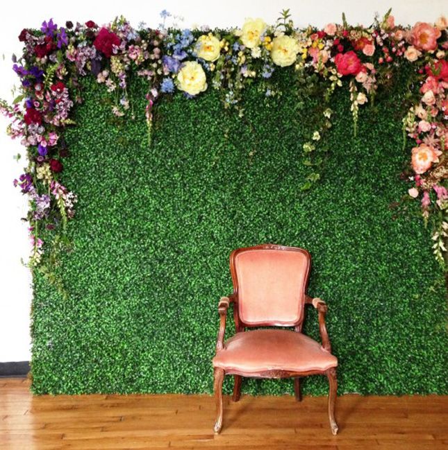 20 Ideas to Make Floral Backdrop - Pretty Desig
