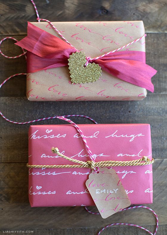 DIY Personalized Love Letter Gift Wrap | Gift wrapping, Creative .