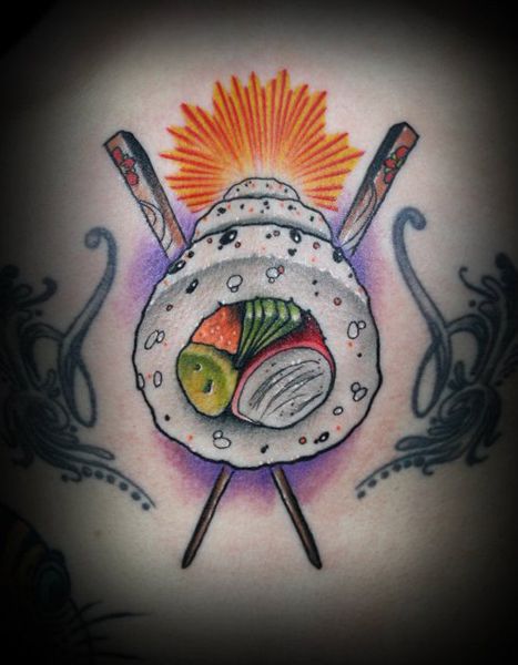 25 Creative and Cool Food Tattoo Designs | Food tattoos, Chef .