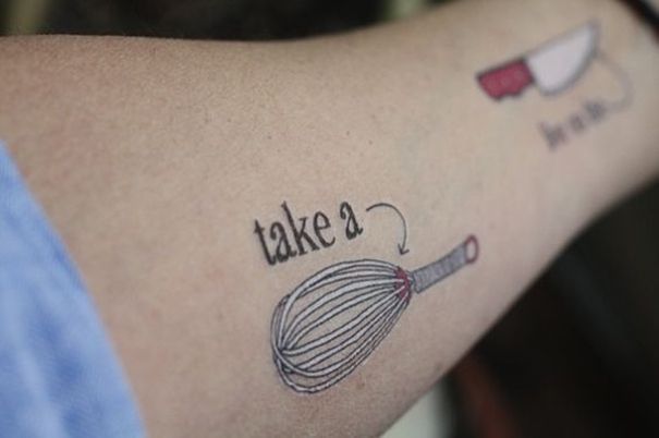 Food Tattoo Ideas | Culinary tattoos, Food tattoos, Chef tatt