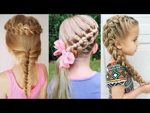 10 Lovely Kid's Hairstyles ❀ Trendy Hairstyles For Kids - YouTu
