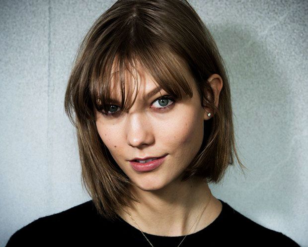 Karlie Kloss || bob with bangs | Karlie kloss short hair, Karlie .