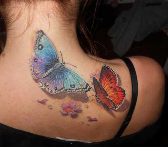 24+ Inspiring 3D Butterfly Tattoos Designs | Free & Premium Templat