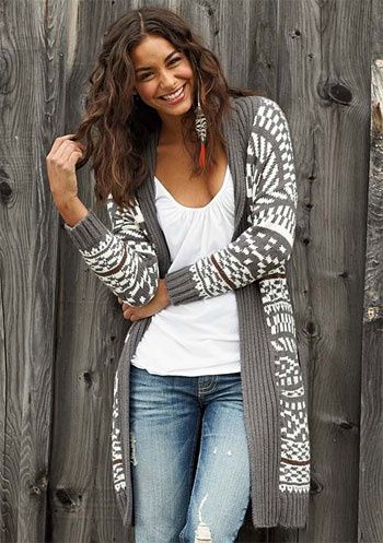 25 Latest Chic Sweater Clothing Styles for Fall | Sweater fashion .