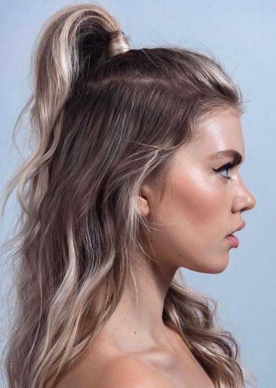 Latest Half Up Half Down Hairstyle Trends
