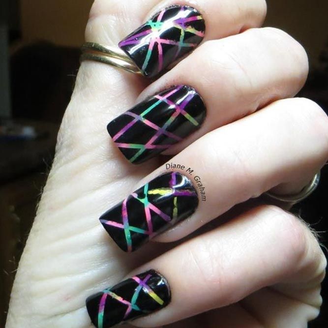 30 Totally Cool Black Nails Designs Inspired by Notable Runway .