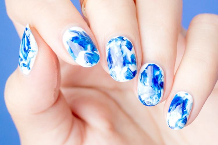 20 Marble Nail Art Ideas With Step By Step Tutorials | Indian .