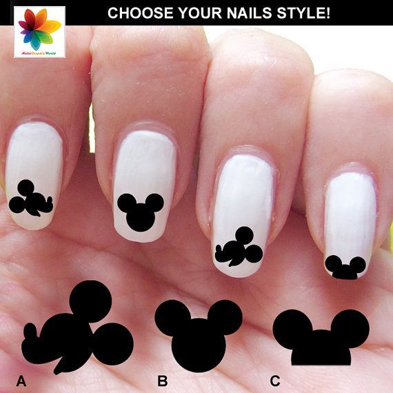 26 Mickey Mouse Nail Art Ideas | Unhas disney, Unhas bonitas .