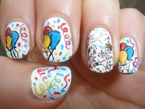 14 Lovely Nail Designs for Your Kids' Birthday Party - Pretty Desig