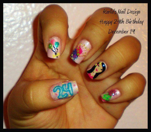 14 Lovely Nail Designs for Your Kids' Birthday Party #birthday .