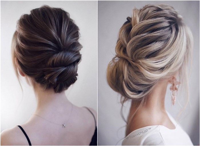 20 Low Bun Wedding Updo Hairstyles We Love | Oh The Wedding Day Is .