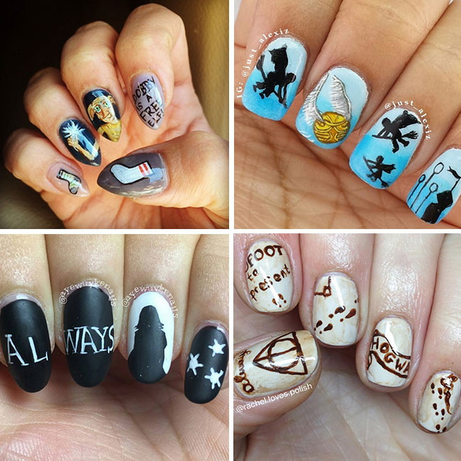 15 Harry Potter nail art designs that are seriously magical | HELL