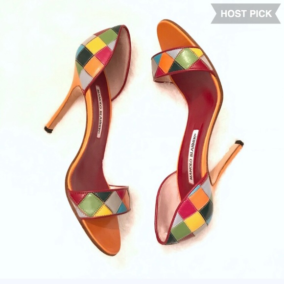 Manolo Blahnik Shoes | Patchwork Dorsay | Poshma