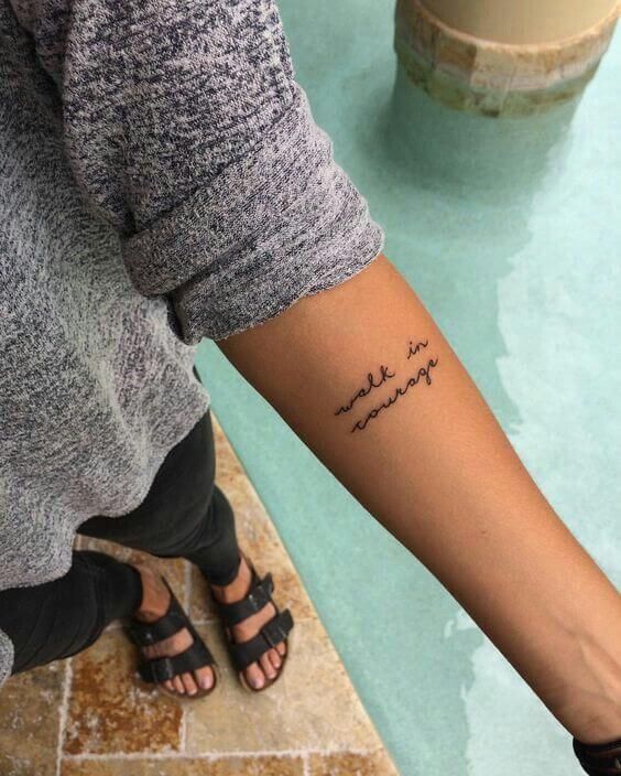50 Quotes Tattoos for Women (With images) | Tattoos, Inspirational .