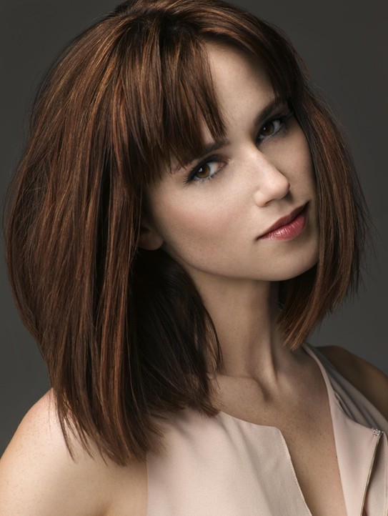 Medium Hairstyles with Bangs: Straight Bob Haircut 2014 - PoPular .