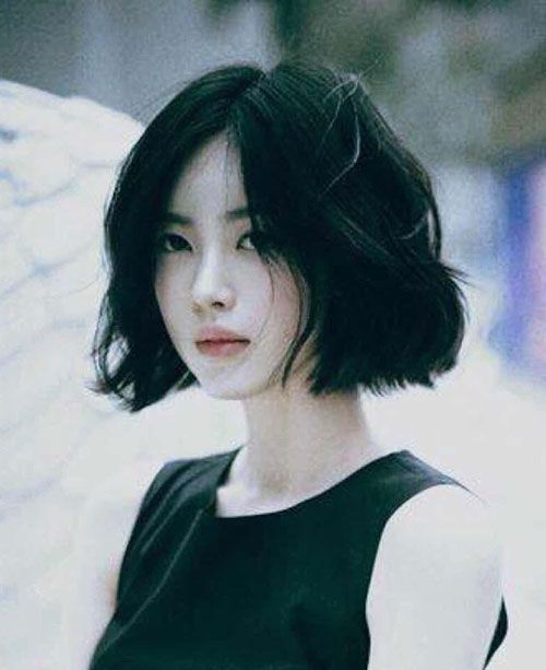 Image result for short dark.messy hair | Asian short hair, Asian .