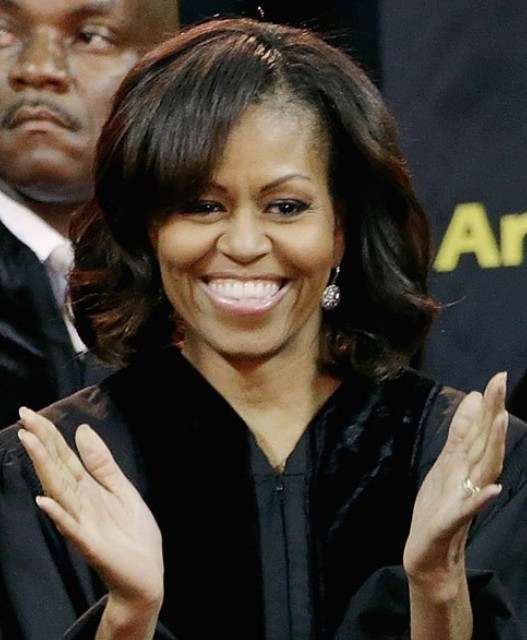 Top 15 Michelle Obama Hairstyles - Pretty Desig