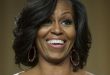 Michelle Obama's lovely winged hair | Michelle obama hairstyles .