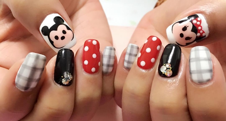 21+ Mickey Mouse Nail Art Designs, Ideas | Design Trends - Premium .