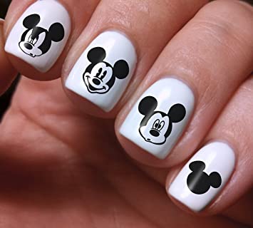 Amazon.com: Nail Art Decals Set 3D DIY Mickey Mouse Disney Cartoon .