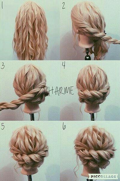 braided bun hair tutorial: the most beautiful tutorials and photos .