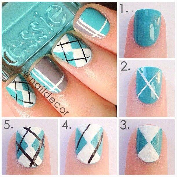 22 Easy Nail Tutorials - Nail Art Tutorials #2139575 - Weddbo