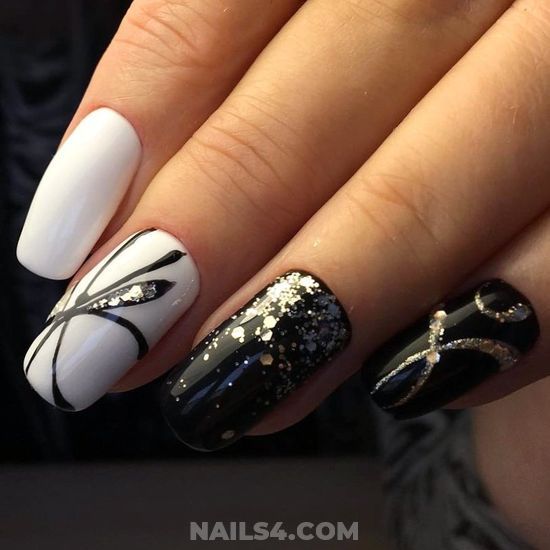 35+ Easy Nail Design Ideas for Party | Simple nail designs, Toe .