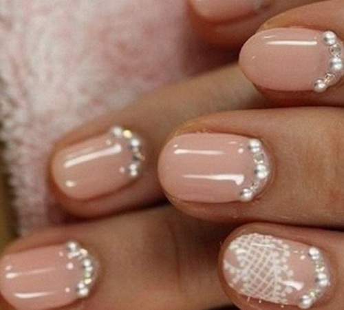 Nail Designs: Wedding Nail For Short Nails, cute short nail .