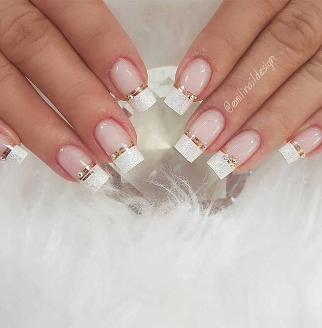 The most stunning wedding nail art designs for a real “wow .