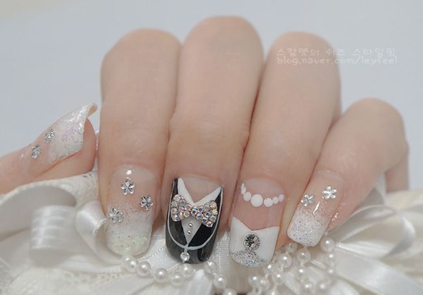 40 Ideas for Wedding Nail Designs | Art and Desi