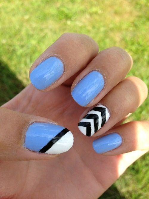 Nail Trend to Try: Chevron Nails