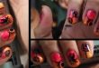 Nail Tutorials for the 'Catching Fire' Look! - Pretty Desig